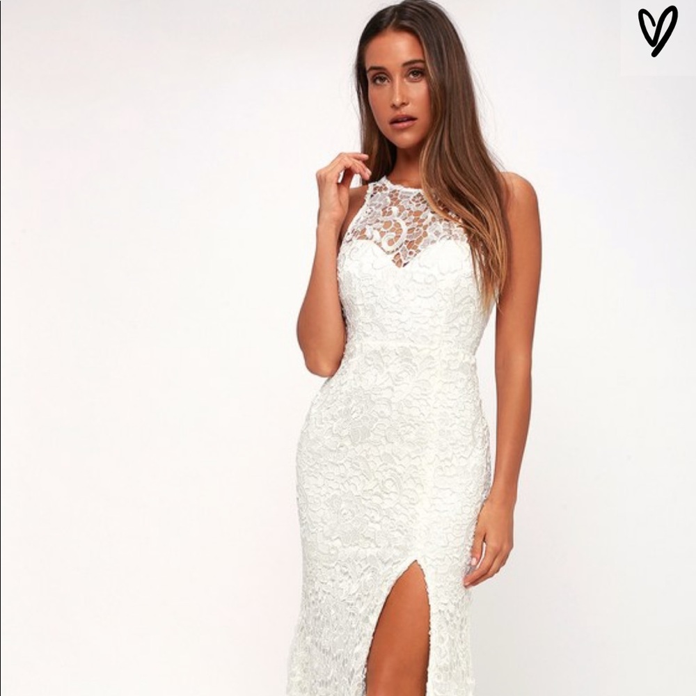 White Lace Wedding Dress